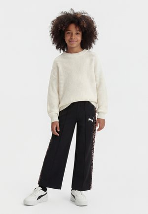 ANIMAL RELAXED HIGH WAIST TRACK PANTS UNISEX - Παντελόνι φόρμας - black