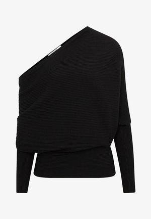 Reiss, Jersey de punto - black