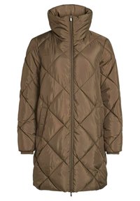 VILA VIADAYA NEW Abrigo de invierno crocodile/verde oscuro