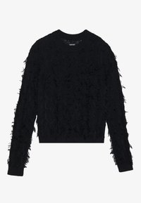 UNISEX - Strickpullover - black