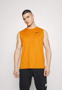 Nike Performance DRY TANK - Top - mantra orange/kumquat/heather/black