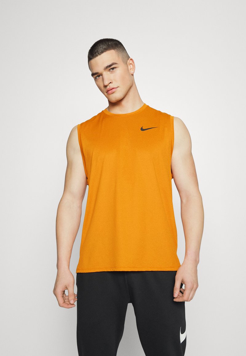 Nike Performance DRY TANK - Top - mantra orange/kumquat/heather/black