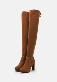 Anna Field Wide Fit Botas de tacón - cognac