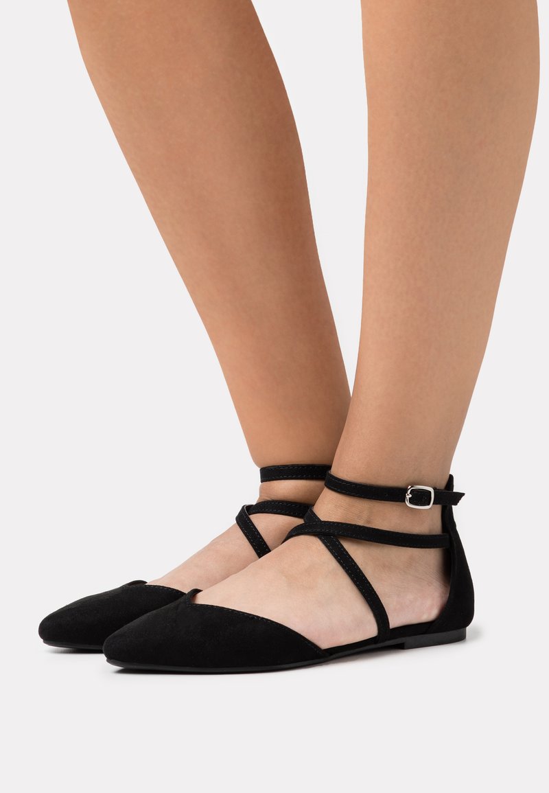 Anna Field Ankle strap ballet pumps black Zalando.ie