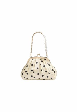 Lipsy POLKA DOT - Clutch - black white