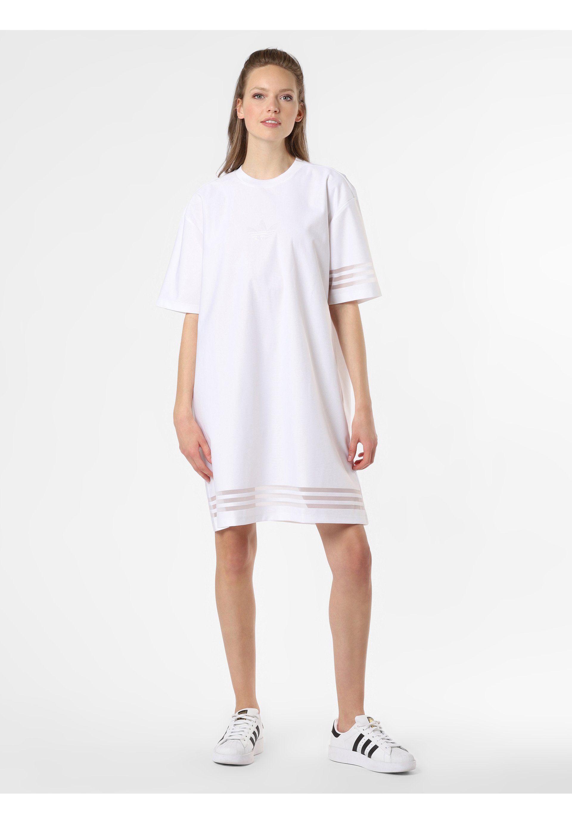adidas Originals Vestito di maglina - white/bianco - Zalando.it