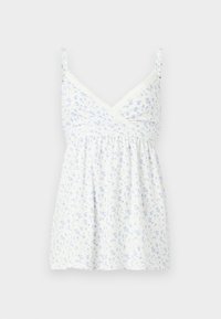 BARE TRIM WRAP BABYDOLL - Top - white