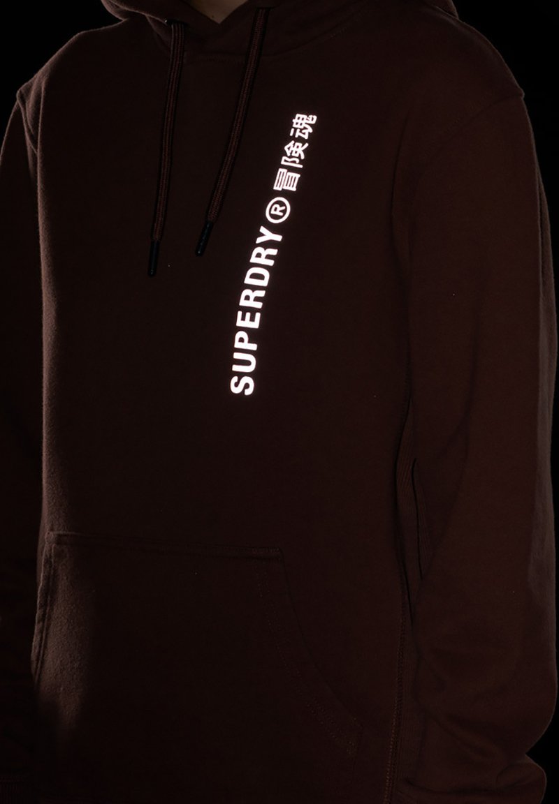 Damen Sweatshirts | Superdry CODE LINEAR LOOSE Kapuzenpullover rock brown/braun - KQ84811 Damen Sweatshirts | Superdry CODE LINEAR LOOSE Kapuzenpullover rock brown/braun - KQ84811