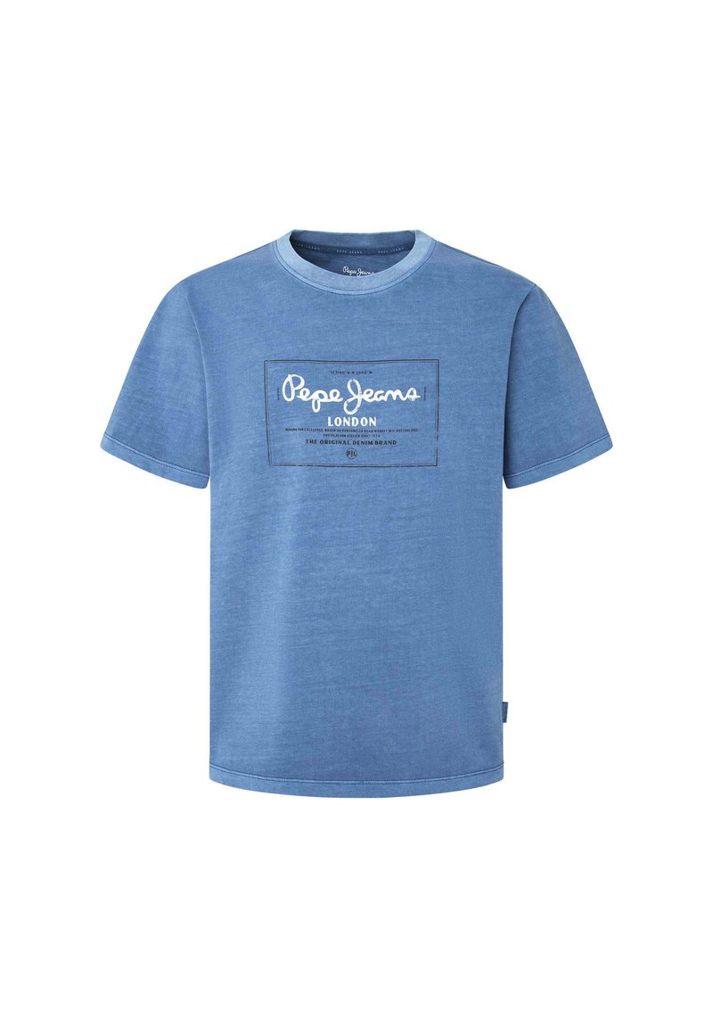 Pepe Jeans T-shirt print blauw