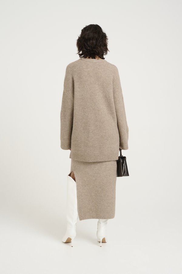 ALPHA LONG SKIRT - Maxi skirt - warm sand3