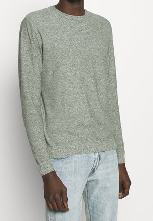 Jumper - mottled dark green