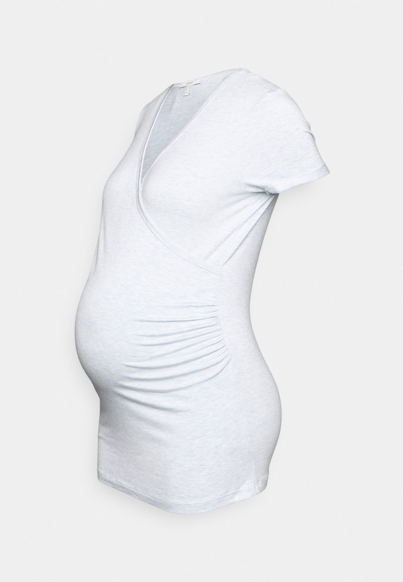Esprit Maternity T-shirt basic lichtblauw