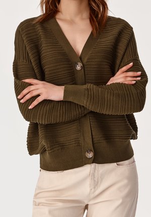 Chaqueta de punto - olive