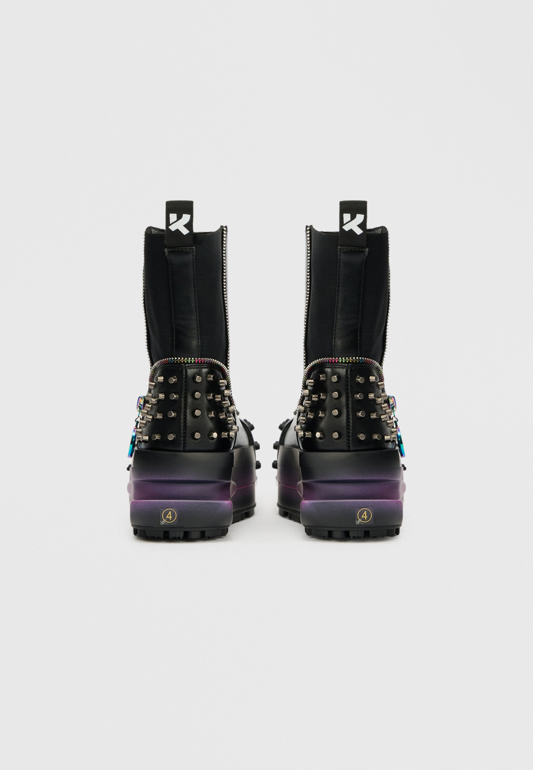 Koi Footwear CYBERPUNK - Platform ankle boots - black - Zalando.co.uk