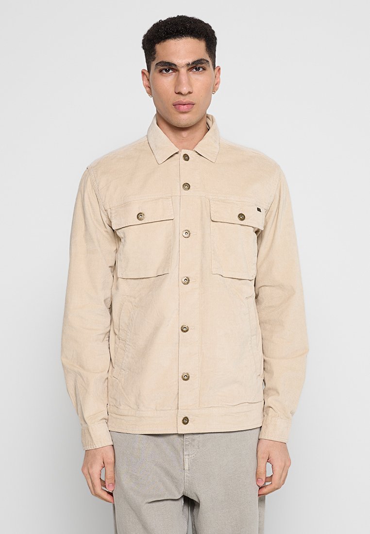 NO EXCESS Lichte jas beige