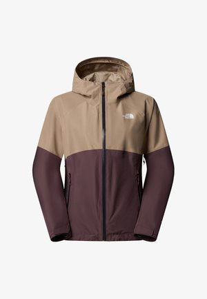 The North Face W DIABLO DYNAMIC ZIP-IN JACKET - Ulkoilutakki - mushroom grey tawny qua