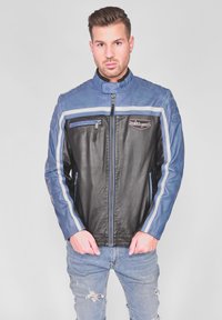 Maze Skinnjacka - black/blue