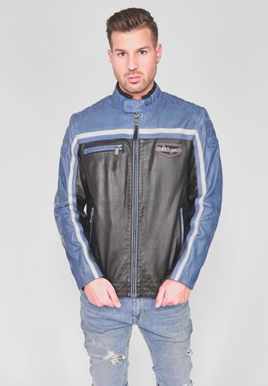 Maze Læderjakker - black/blue