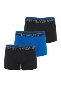 Non sélectionné, noir bleu noir