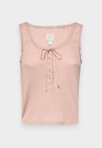 GAP X DOEN POINTELLE TANK - Top - chalk pink