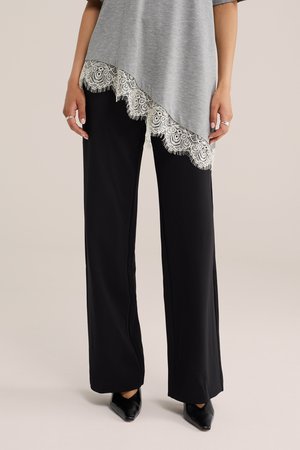 WE Fashion, Pantaloni - black