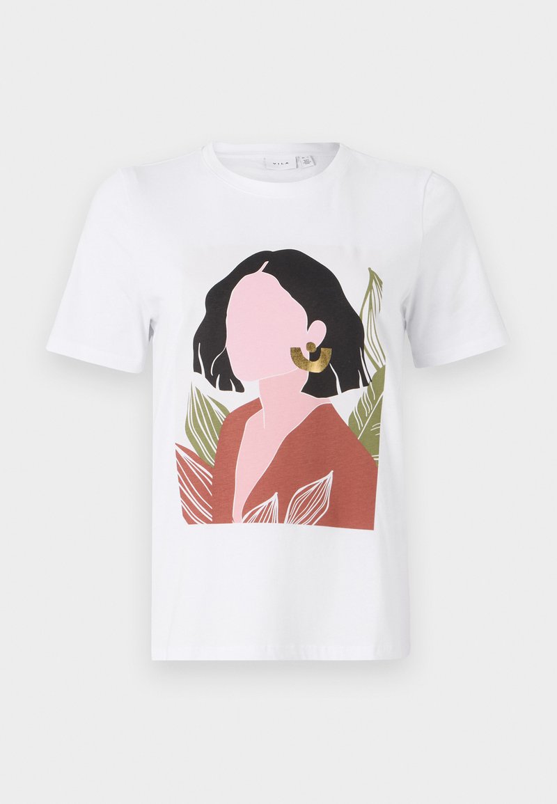 Vila T-shirt print wit Vila T-shirt print wit
