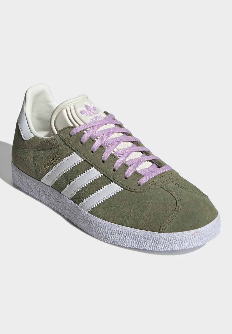 Consejo derrocamiento alto adidas Originals GAZELLE W - Zapatillas - focus olive/ftwr white/off white/ verde - Zalando.es