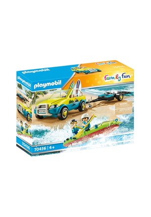 Playmobil, FAMILY FUN STRANDWAGEN MET KANO JUNIOR DELIG - Toy - multicolor