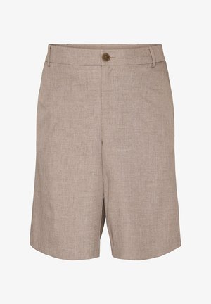 Zizzi, LOCKERE BERMUDASHORTS MIT HOHER TAILLE - Lühikesed püksid - braun