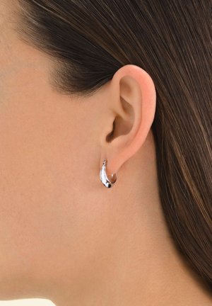 Rosefield SPHERE HOOPS - Pendientes - silver-coloured