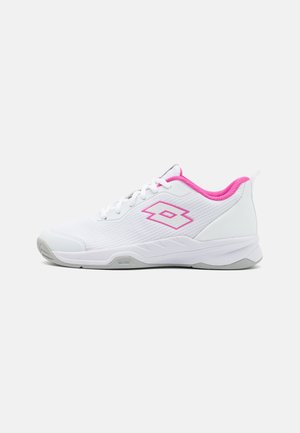 Lotto MIRAGE 700 ALR - Multicourt tennis shoes - all white/wild orchid