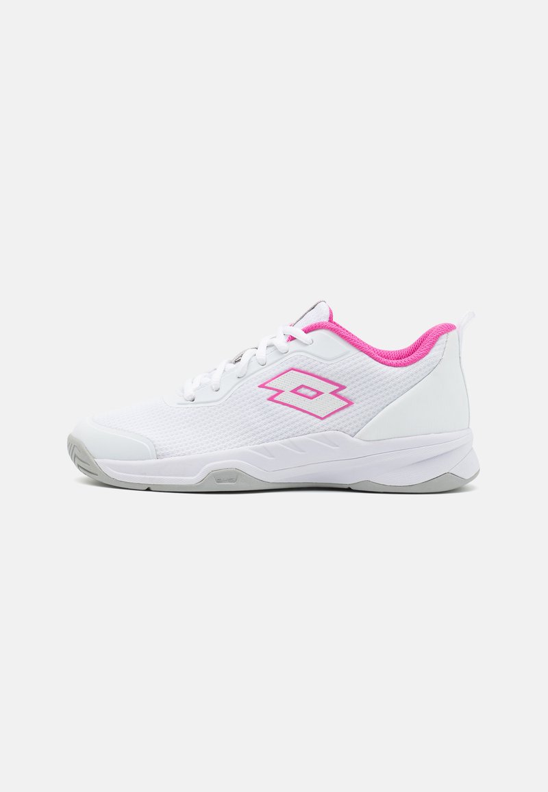 Lotto MIRAGE 700 ALR - Allcourt tennissko - all white/wild orchid