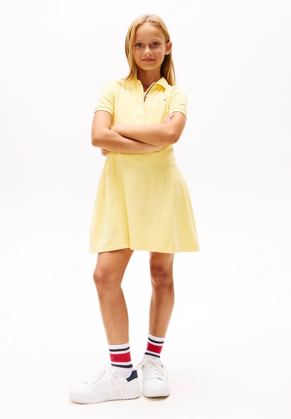 DRESS - Jersey dress - citronella