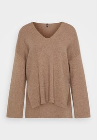 ONLKATIA V NECK  - Džemperis - malt ball
