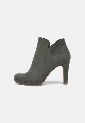 Bottines à talons hauts - light green