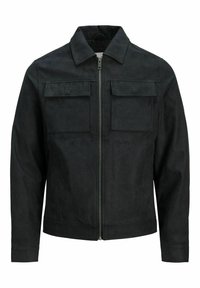 Jack & Jones PREMIUM JJEPAYTON JACKET - Kunstnahast jakk - jet black