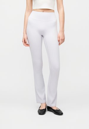 Gina Tricot RUCHED FLARE YOGA - Pantalon de survêtement - dusty purple