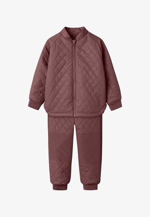 Name it SET LANGARM - Tuta da neve - rose brown
