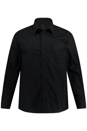 JP1880, CHEST POCKET COLLAR & COMFORT FIT EASY IRON  - Košeľa - black