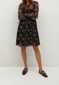Mango Denní šaty - mottled black