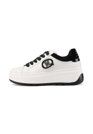 Sneakers basse - bianco nero