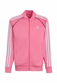 adidas Originals SUPERSTAR - Tröja med dragkedja - pink fusion/ljusrosa ...