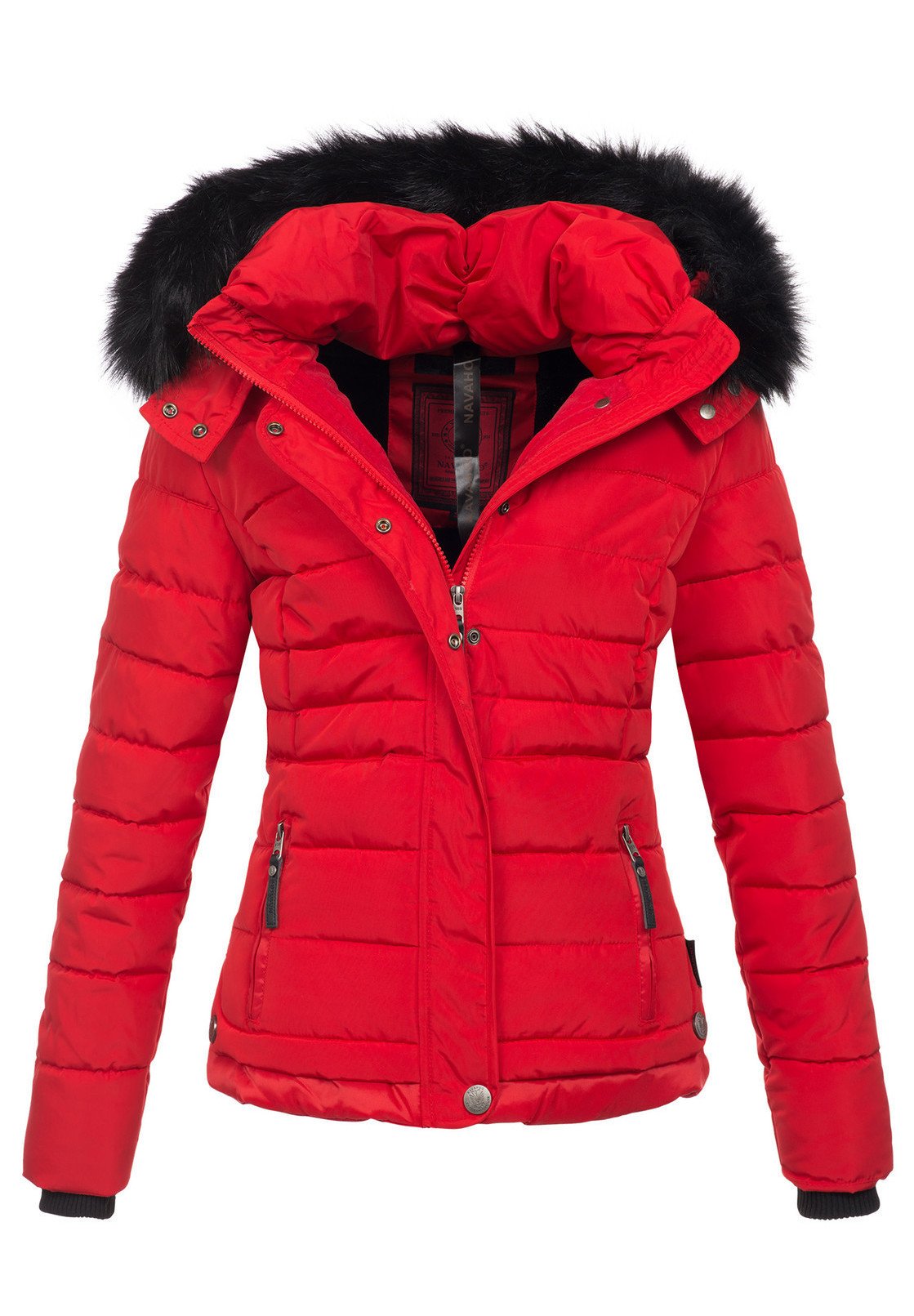Marikoo Rote Winterjacken FÃ¼r Damen Zalando Jacke Rot Steppjacke