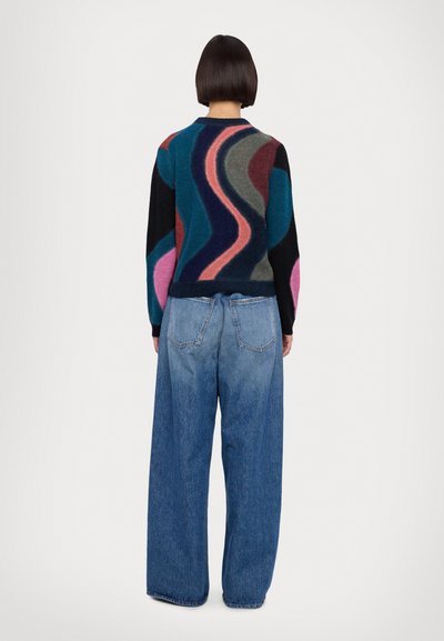 PS Paul Smith WOMENS CREW NECK - Striktrøje - black