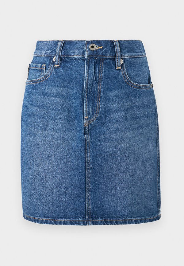 MINI SKIRT - Mini skirt - denim2