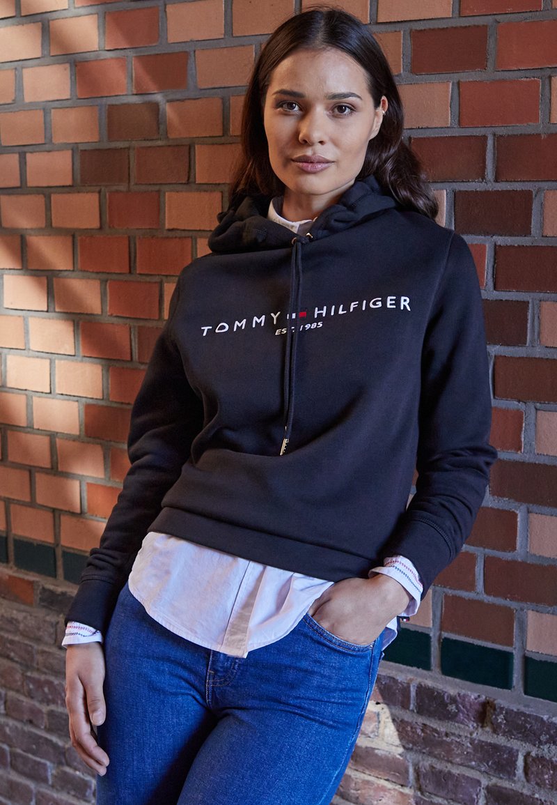 Tommy Hilfiger - Kapuzenpullover - schwarz, Vergrößern