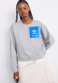 adidas Originals KSENIA TAG  - Φούτερ - medium grey heather