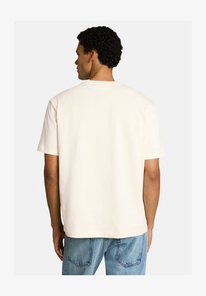 TOM TAILOR, RELAXED PEANUTS PRINT MIX T-SHIRT - Print T-shirt - off white