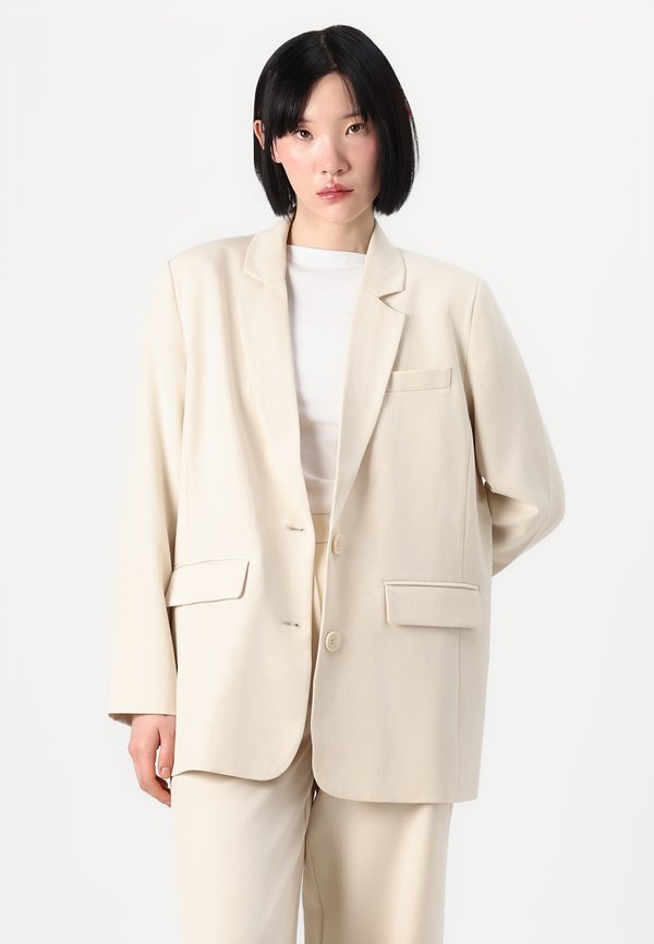 PCKAMIL HW WIDE NOOS BC - Trousers - sandshell3