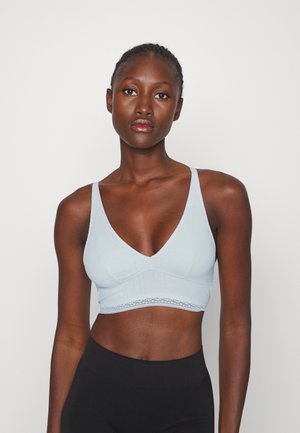 LACE CROP - Soutien-gorge invisible - blue dragee